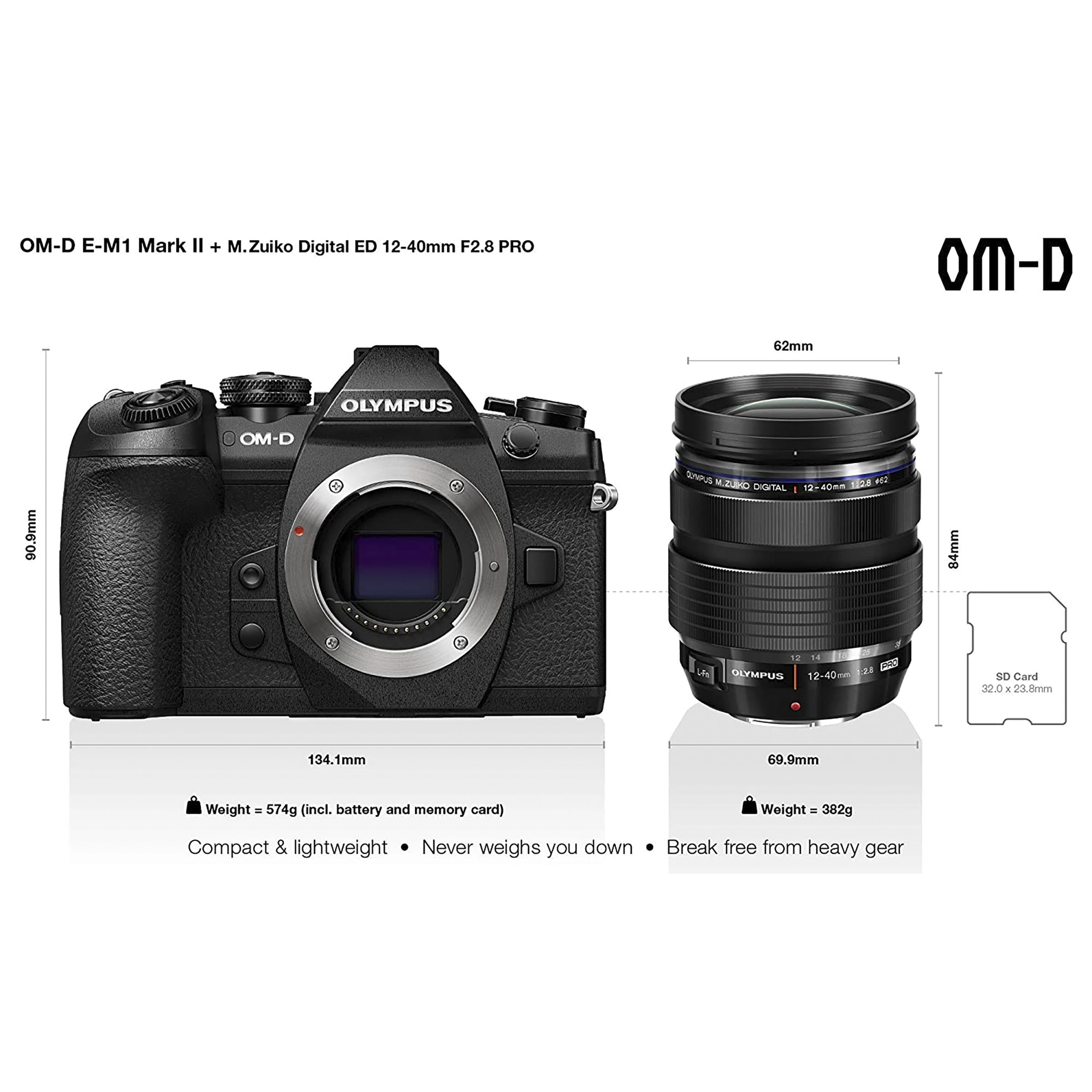 Buy Olympus OM-D E-M1 Mark II 20.4MP Mirrorless Camera (12-40 mm